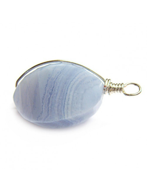 Pendentif calcédoine