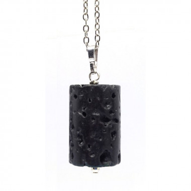 Pierre de Lave montée en pendentif