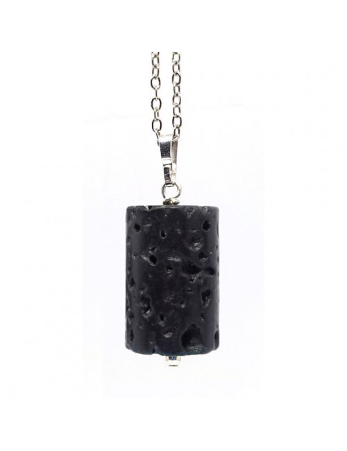 Pierre de Lave montée en pendentif