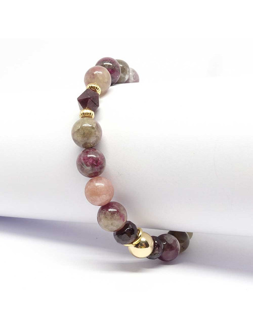 La tourmaline melon d'eau possède les deux couleurs principales du chakra du cœur. Le vert et le rose.