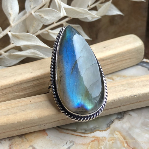 Labradorite, Bague taille...