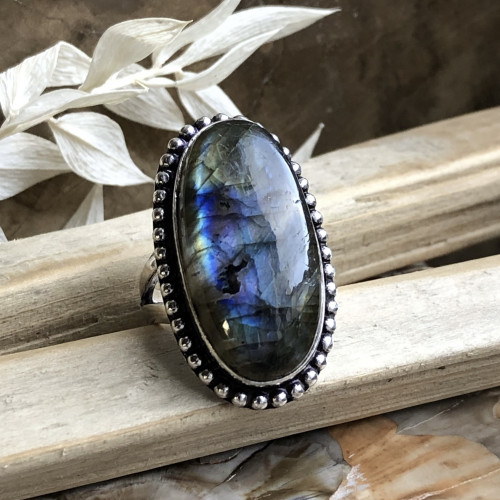 Labradorite, Bague taille...