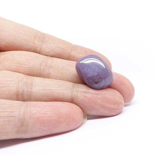 Jade lavande, Pierre roulée naturelle Taille S