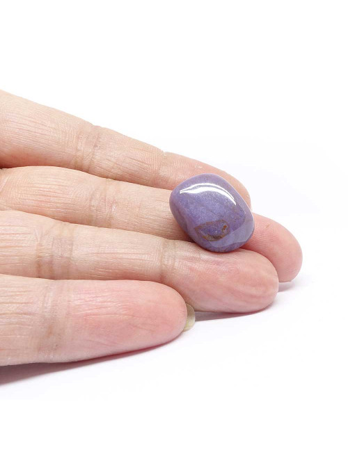Jade lavande, Pierre roulée naturelle Taille S
