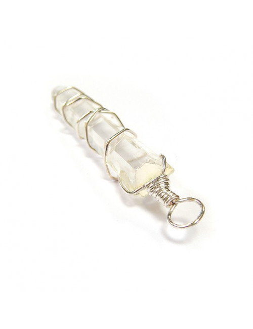 Pendentif pointe cristal de quartz