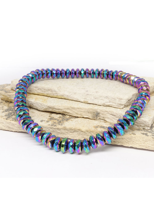 Hématite titane arc-en-ciel