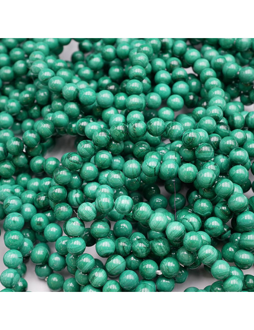 Bracelet en PIERRE malachite du Congo qualité AA+ excellent