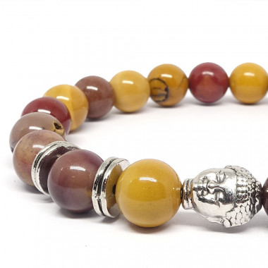copy of Bracelet homme oeil de tigre et hématite