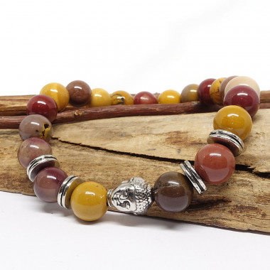 copy of Bracelet homme oeil de tigre et hématite