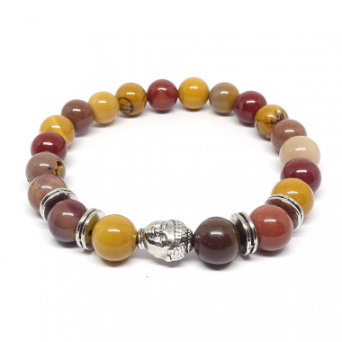 copy of Bracelet homme oeil de tigre et hématite