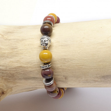 copy of Bracelet homme oeil de tigre et hématite