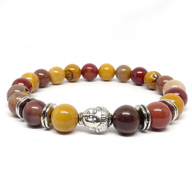 copy of Bracelet homme oeil de tigre et hématite