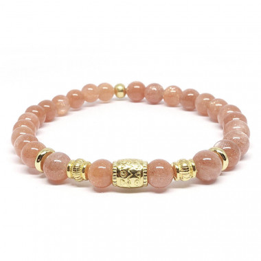 copy of Pierre de soleil, bracelet extensible 6 mm