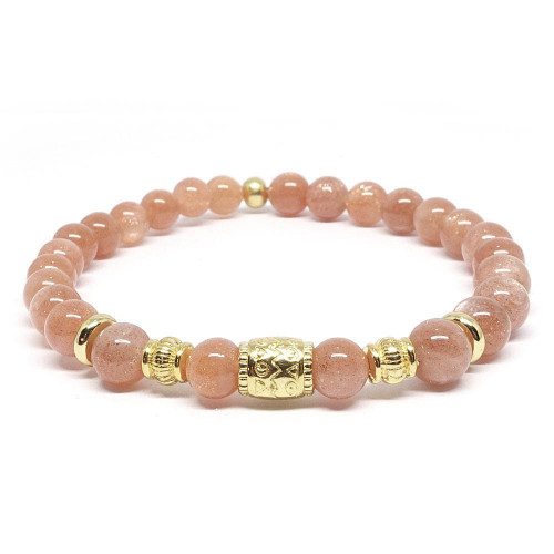 copy of Pierre de soleil, bracelet extensible 6 mm
