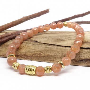 copy of Pierre de soleil, bracelet extensible 6 mm