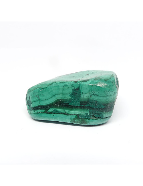 Galet de malachite. La pierre malachite pour votre chakra du coeur