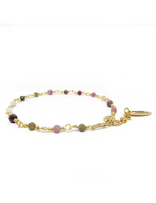 Tourmaline multi facettées