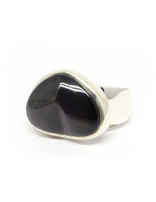 Bague en Obsidienne oeil céleste