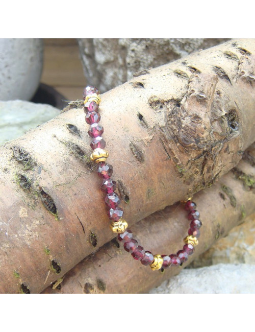 Bracelet grenat