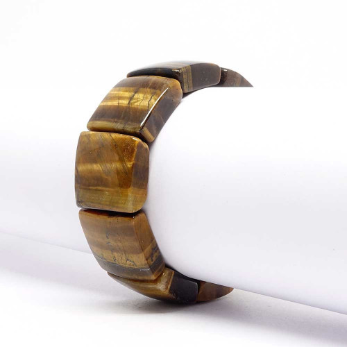copy of Bracelet extensible en oeil de tigre, perles de  6 mm