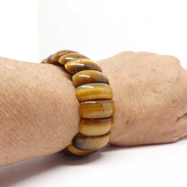 copy of Bracelet extensible en oeil de tigre, perles de  6 mm