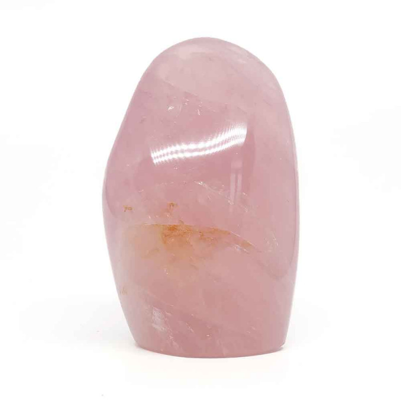 Le quartz rose est la pierre du cœur et des amoureux.
Il soulage le stress émotionnel ou le régularise.