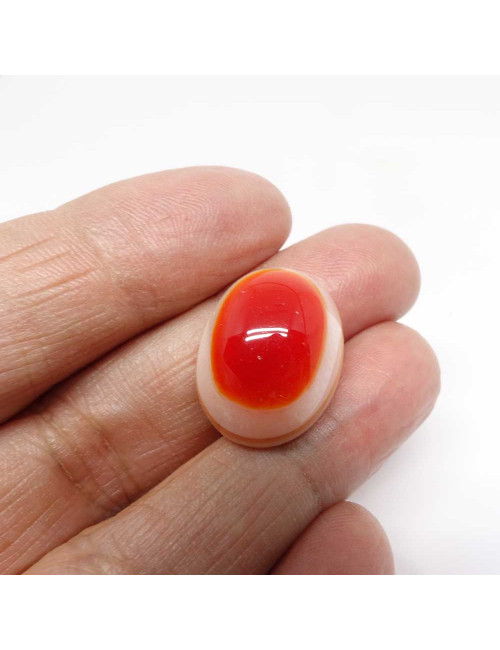 Agate rubanée naturelle, Cabochon 2,5 à 3 cm