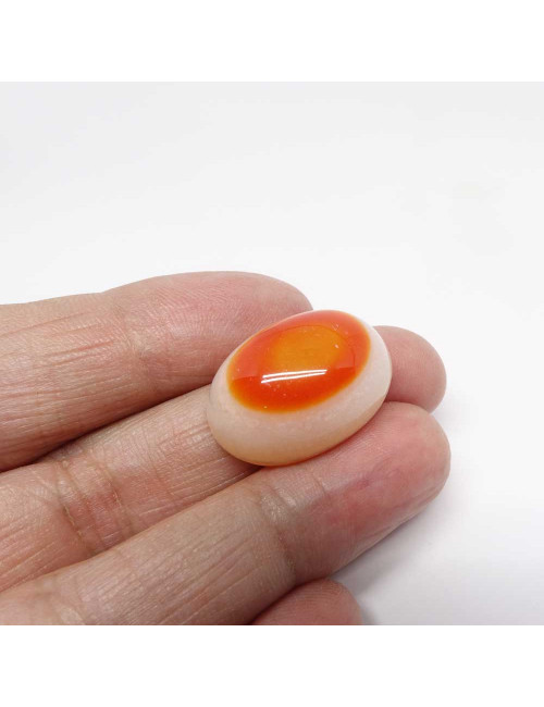 Agate rubanée naturelle, Cabochon 2,5 à 3 cm