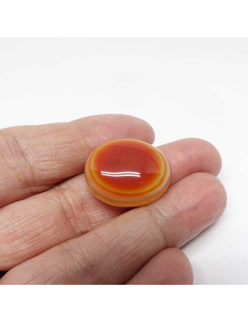 Agate rubanée naturelle, Cabochon 2,5 à 3 cm