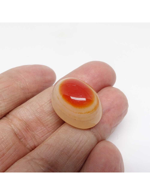 Agate rubanée naturelle, Cabochon 2,5 à 3 cm