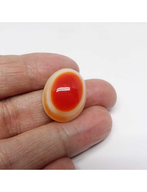 Agate rubanée naturelle, Cabochon 2,5 à 3 cm