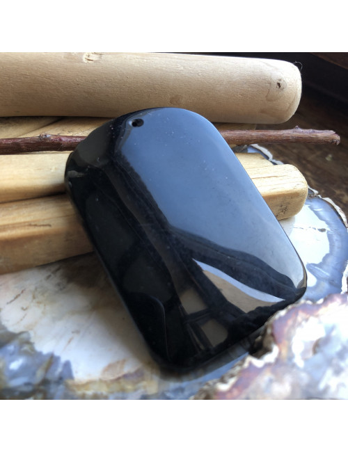 Créez votre bijoux ! Perle en Obsidienne noire