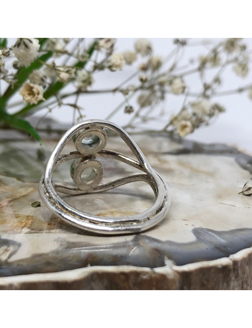 Bague en pierre avec argent 925