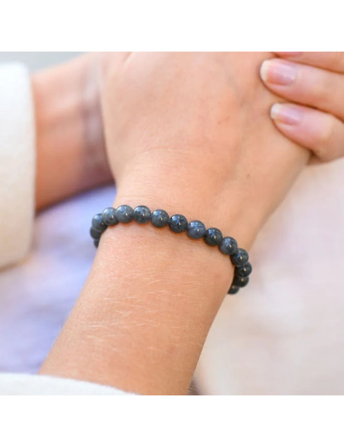 Bracelet extensible en Labradorite