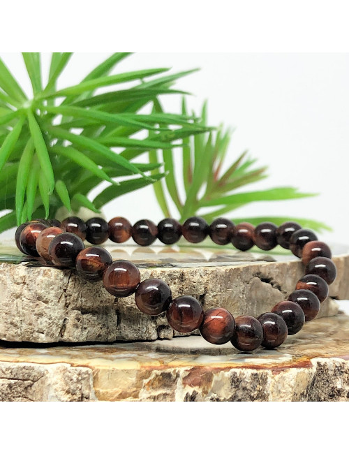 Bracelet bien être en pierre Oeil de taureau