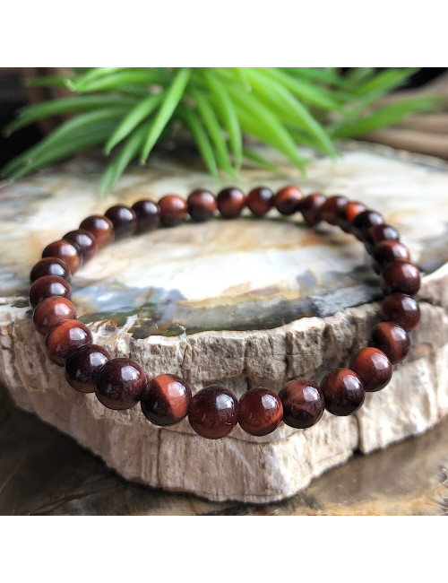 Bracelet bien être en pierre Oeil de taureau