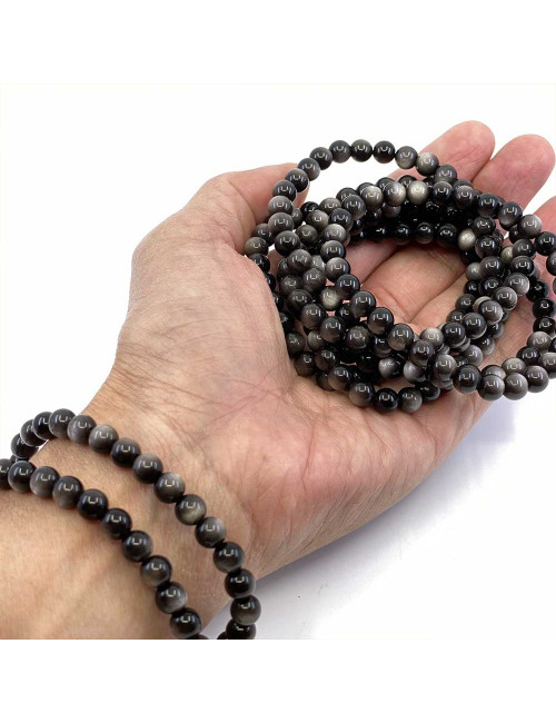 Obsidienne argentée