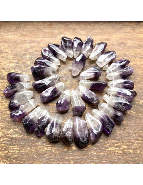 Perles améthyste pour création de vos bijoux