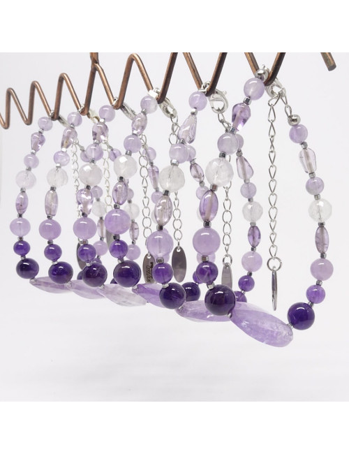 Améthyste et hématite