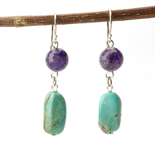 Turquoise et améthyste