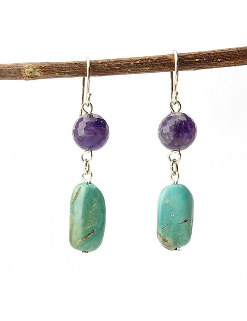 Turquoise et améthyste