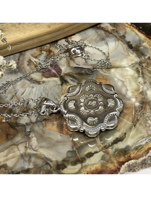 Turquoise, Pendentif argent 925