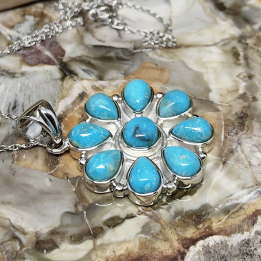 copy of Turquoise, Pendentif argent 925