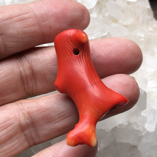 Perles en corail bambou branche