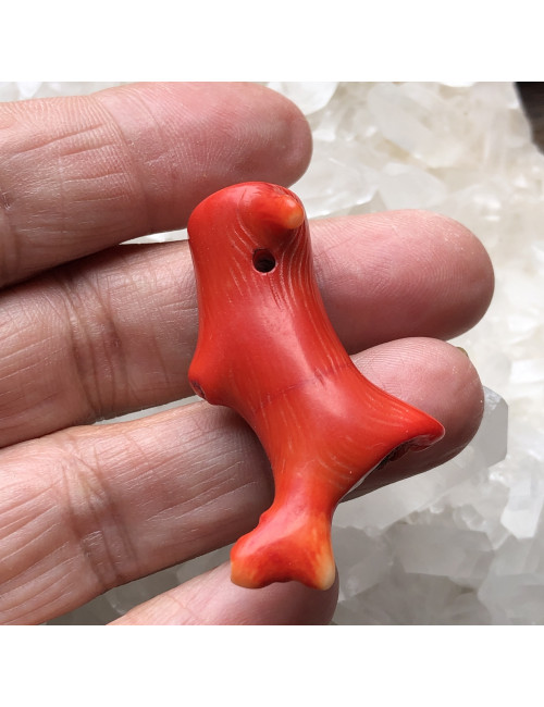 Perles en corail bambou branche