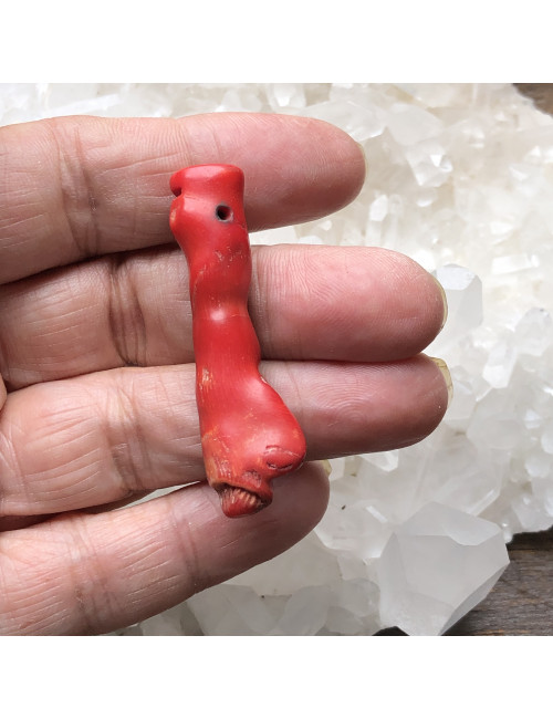 Perles en corail bambou branche