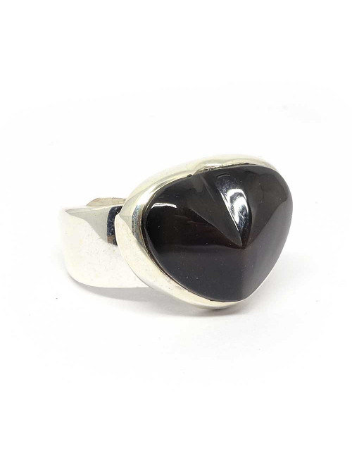 Bague en Obsidienne oeil céleste