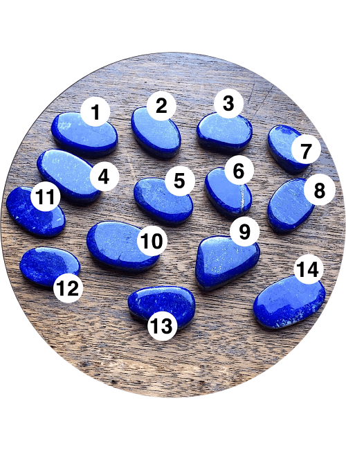 Perles de lapis lazuli