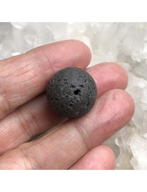 Pierre de lave 6 mm pour la création de vos bijoux