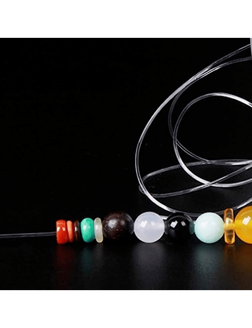 Élastique Crystal transparent 1 mm, 50 cm